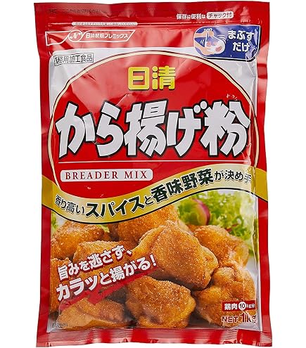 Amazon.co.jp: から揚げ粉 1kg /日清フーズ(3袋) : 食品・飲料・お酒