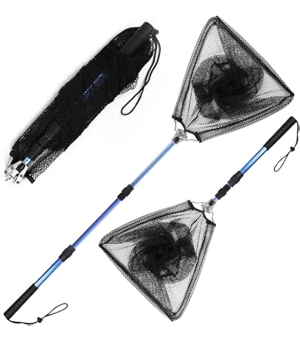 Crab Nets For Crabbing Long Fishing Net Telescoping Handle, Carbon