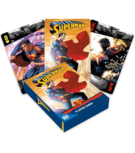 DC Comics Spielkarten Retro Justice League – 54er Blatt Für Poker & Skat
