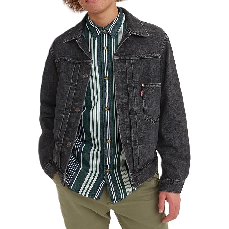 Amazon.co.jp: [リーバイス] TYPEトラッカージャケット Blacks 3XL