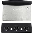Checkered Chef Dough Scraper - Stainless Steel, Multi-Use Bench Scraper ...