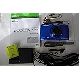 Nikon デジタルカメラ S32 防水 1300万画素 ブルー S32BL