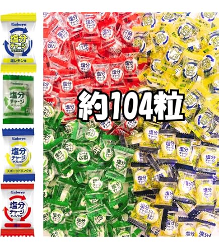Amazon.co.jp: カバヤ 塩分チャージタブレッツ 梅味 200個セット｜ 個