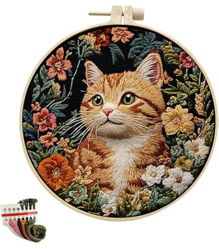 ダイヤモンドペインティングキット 猫と花の風景 90㎝×65cm DAC ダイヤモンドペインティングキット 猫と花の風景 90㎝×65cm DAC