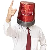 クリアストーン(Clearstone) かぶりもん コスプレ ハロウィン 被り物 かぶりもの パトランプ 映画 ユニセックス レッド 衣装 仮装 コスチューム
