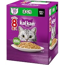 Amazon | カルカン パウチ シニア猫 18歳から 60g×8袋 2種の