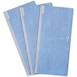PLUS(プラス) プラス ノート メモ帳 カ.クリエ A4×1/3 NSシリーズ 横罫 3冊 ブルー 77-761×3