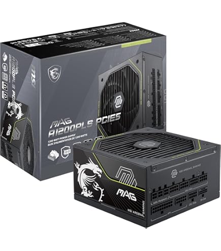 MSI MPG A850G PCIE 5 & ATX 3.0 Gaming Power Supply - Full Modular