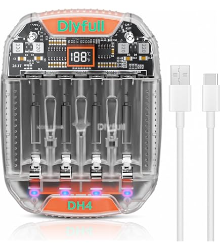 Amazon | コアウェーブ USB充電器電池式 単三型4本使用900mA出力