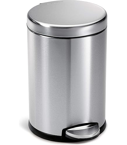 Amazon｜simplehuman セミラウンドオープントップダストボックス 60L