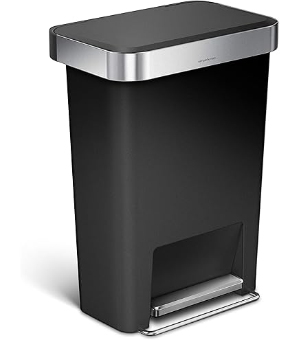 美品【simplehuman】セミラウンドオープンカン 60L ステンレス 60L セミラウンドオープンカン | シンプルヒューマン公式サイト