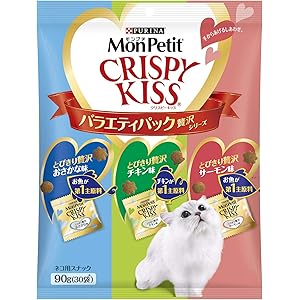 モンプチ クリスピーキッス バラエティパック 贅沢シリーズ 90g