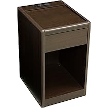 Amazon.co.jp: 大商産業 ナイトテーブル コンセント付 引き出し付き