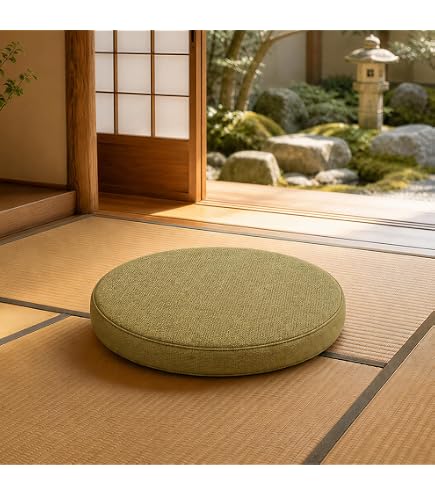 丸型クッション Amazon.co.jp: VZX 座布団 体圧分散 厚手 丸型クッション 42cm 冬用