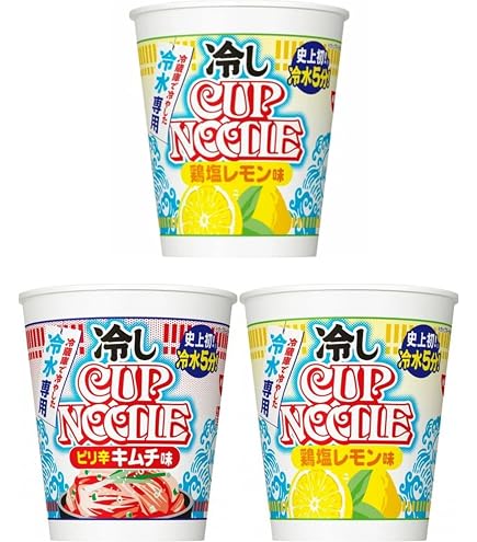 Amazon.co.jp: 【SNSで話題】冷しカップヌードル ピリ辛キムチ＆鶏塩
