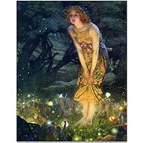 絵画 REVERIE 5 Amazon.co.jp: 妖精の絵画 新古典主義のアールヌーボープリント