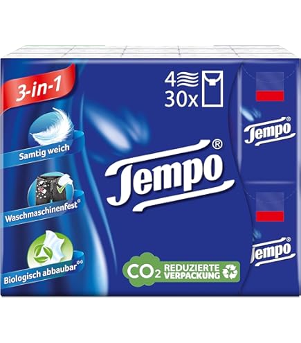 thumbnail image 2 of Tempo Classic Tissues - 56 Pack Of 10 Tissues Each | Soft & Strong German Quality 2 of 12
