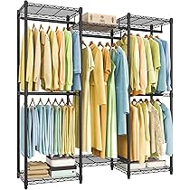 Amazon｜SONGMICS ハンガーラック 頑丈 大容量洋服かけスタンド