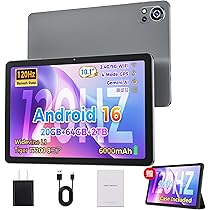 Amazon.co.jp: 【専用ケース付き Android16 タブレット 10インチ