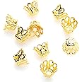 HARU雑貨 ゴールド 座金 10個 6mm 花座 ビーズキャップ 金 カップ 基礎パーツ アクセサリー パーツ 手芸 ハンドメイド