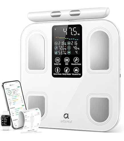 Amazon.co.jp: DYKL AI×8電極 体重計 体組成計 スマホ連動 データ自動