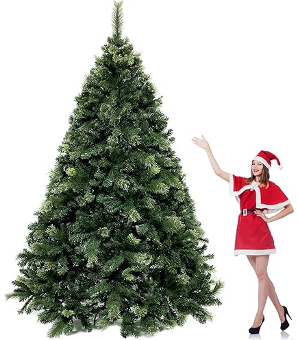 Amazon | Branch Trees® 最高級リッチ大型クリスマスツリー 300cm 赤い