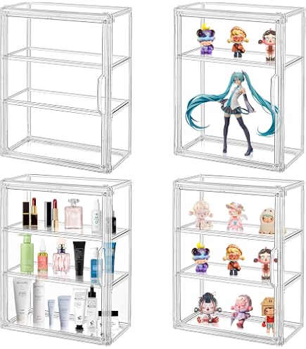 Amazon.co.jp: LXLXXL アクリルボックスディスプレイケース、5個パック