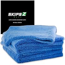 Amazon.co.jp: 洗車 クロス マイクロファイバー タオル SKIPS Zero 5枚