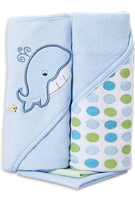 Baby Bath Towel Carter's Simple Joys 8-Piece Baby Towel Set - Main Image