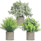 T4U フェイクグリーン 観葉植物 フェイク 小さい 室内 3個セット インテリア プレゼント