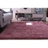 いろどりSTREET シャギーラグカーペット ピンク 185×185 手触りのよいマイクロファイバー
