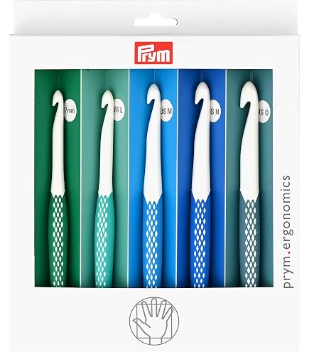 Crochet Hooks BEN YEDD Rainbow Color Skin Friendly Feeling Crochet... Clover Crochet Hook