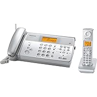 パナソニック デジタルコードレス感熱紙FAX 子機1台付き シルバー KX-PW211DL-S