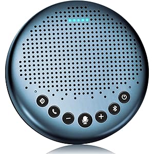 eMeet Luna Lite スピーカーフォン 会議用マイクスピーカー Bluetooth対応 Skype Zoom…