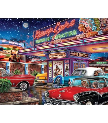 Amazon | Vermont Christmas Company Route 66 ジグソーパズル 1000