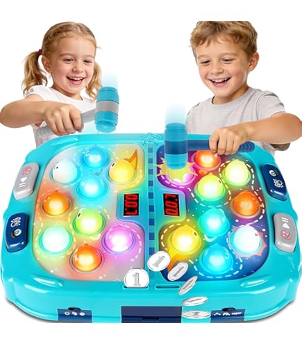 HopeRock Whack A Frog Game,Toys for 2 Year Old Boy and Toddlers,5