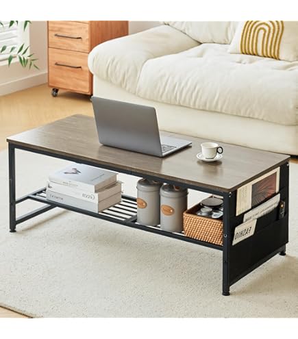 VECELO ローテーブル 収納付き 幅120x奥行き50x高さ42CM リビン Amazon.co.jp: VECELO ローテーブル 収納付き 幅120x奥行き50x高さ42CM