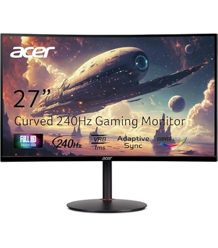 Dell 240Hz Gaming Monitor 24.5 Inch Full HD Monitor with IPS