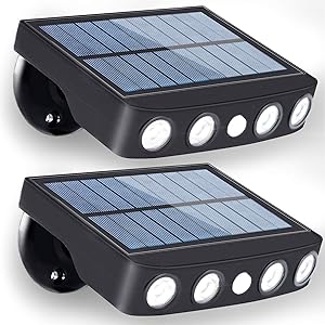 【最新昇級版】 センサーライト ソーラーライト Aocoai 高輝度 500lm 360°自由調節 人感センサー 屋外照…