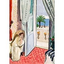 額装済/Two Girls in Nice（アンリ マティス）/アートポスター 額装済/Two Girls in Nice（アンリ マティス）/アートポスター