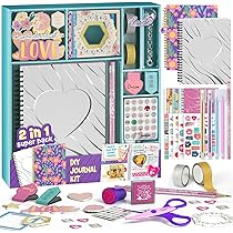 Amazon.co.jp: 日記帳セット 二つのテーマ 文房具セット スクラップ