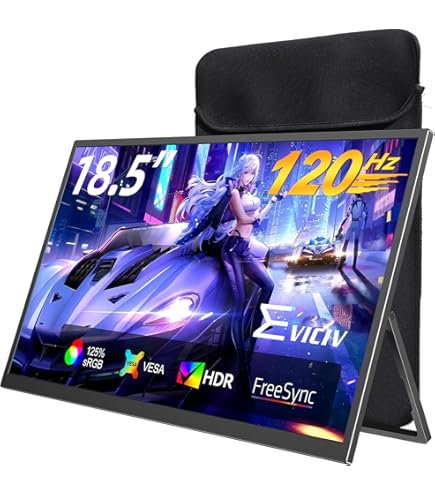 Amazon.co.jp: EVICIV ポータブルモニター 21.5インチ 100HZ。 : Computers