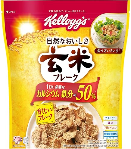 Amazon.co.jp: ケロッグ 業務用 玄米フレーク 400g ×12袋セット PSJBOX