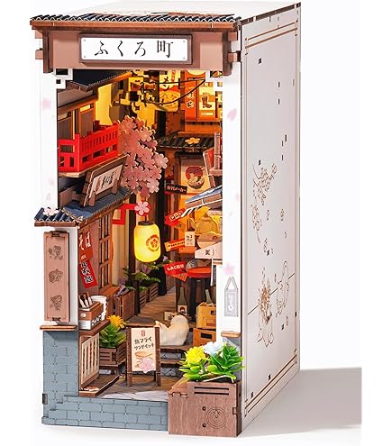 Amazon.co.jp: Rolife DIY ブックヌークキット 落ちるサクラ DIY