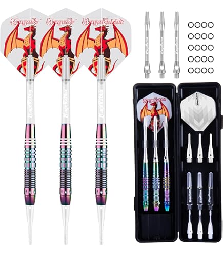 Amazon.co.jp: Harrows Blaze INOX ダーツ、スチールチップダーツ