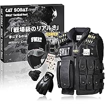 CAT SOBAT アメリカ SWATベスト ミリタリー装備 グローブセット CAT SOBAT アメリカ SWATベスト ミリタリー装備 グローブセット