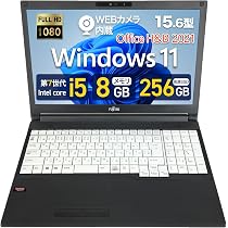 Amazon.co.jp: 【整備済み品】富士通 ノートパソコン A577/15.6型 フル
