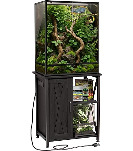Amazon | Zoo Med ReptiBreeze LED Lights Deluxe Black Screen Cage