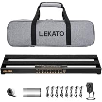Amazon | ギターエフェクター エフェクターボード アルミ合金 ギター