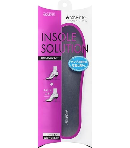 Amazon.co.jp: AKAISHI(アカイシ) アーチフィッターインソール 超うす